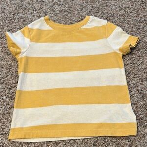 Old Navy Yellow Striped Kids Shirt - 3T